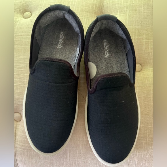 Allbirds Black Wool Lounger WL Slip-On Sneaker Women’s Shoes Size 8 - Picture 2 of 7